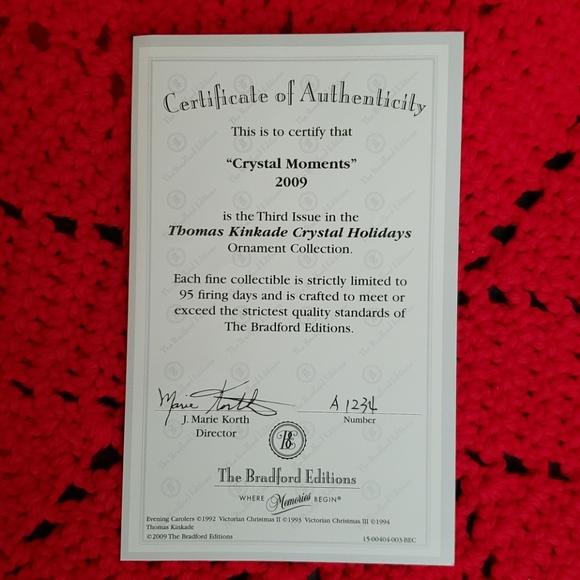 NEW Thomas Kinkade Holiday Reflections Tree - Picture 12 of 12